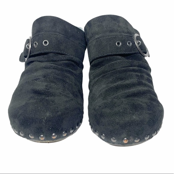 Dansko Nadine Suede Studded Clogs, Size 40 - Picture 2 of 9
